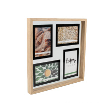 Professional Manufacture puzzle photo frame modern solid wood photo frame
